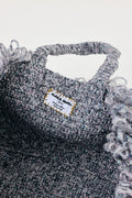 Flaka Jahaj / Studio Passenger | Luana - Bouclé loops crochet bag (mulitgrey)