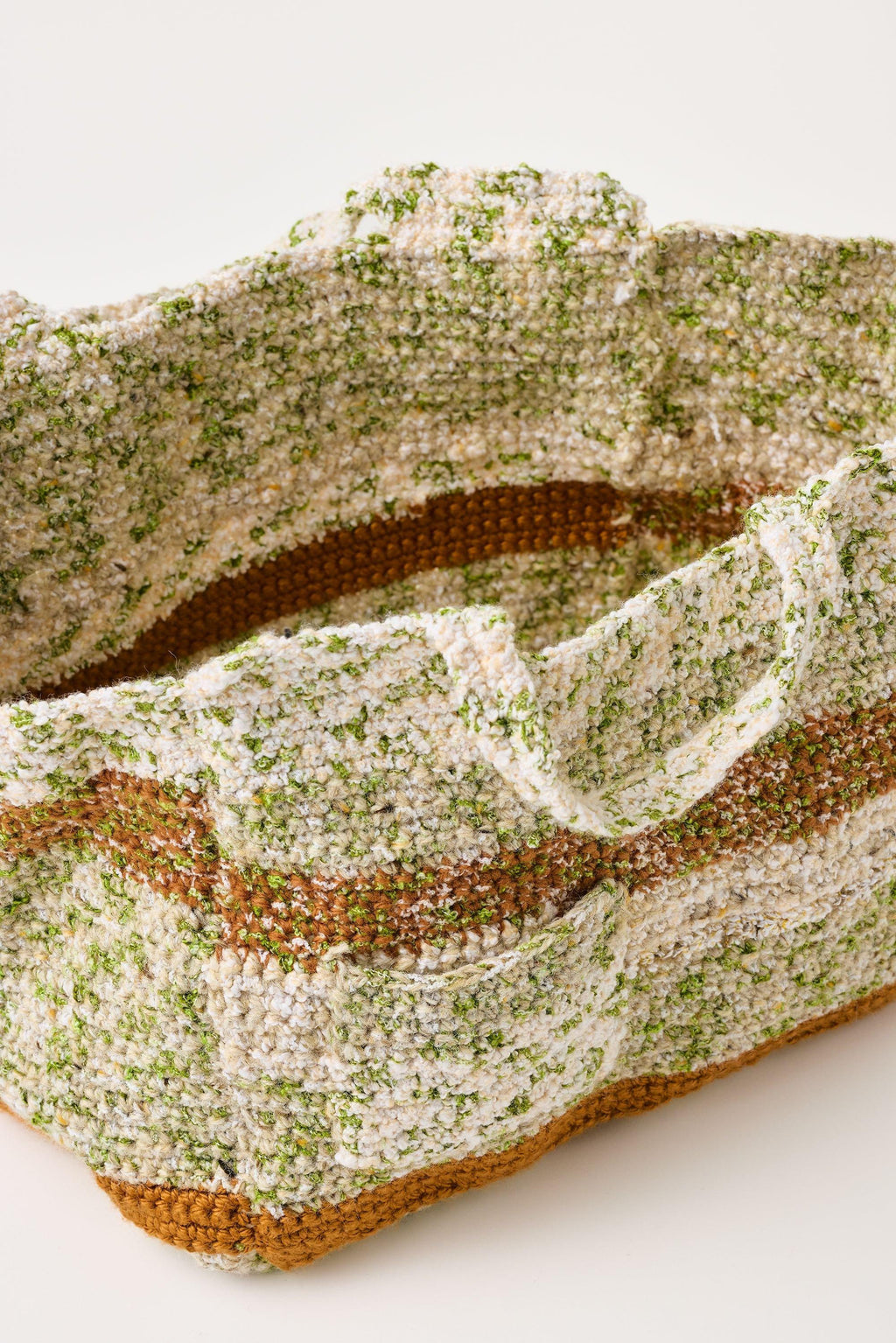 Flaka Jahaj / Studio Passenger | Valdete - Crochet shopper (Beige / khaki / copper)