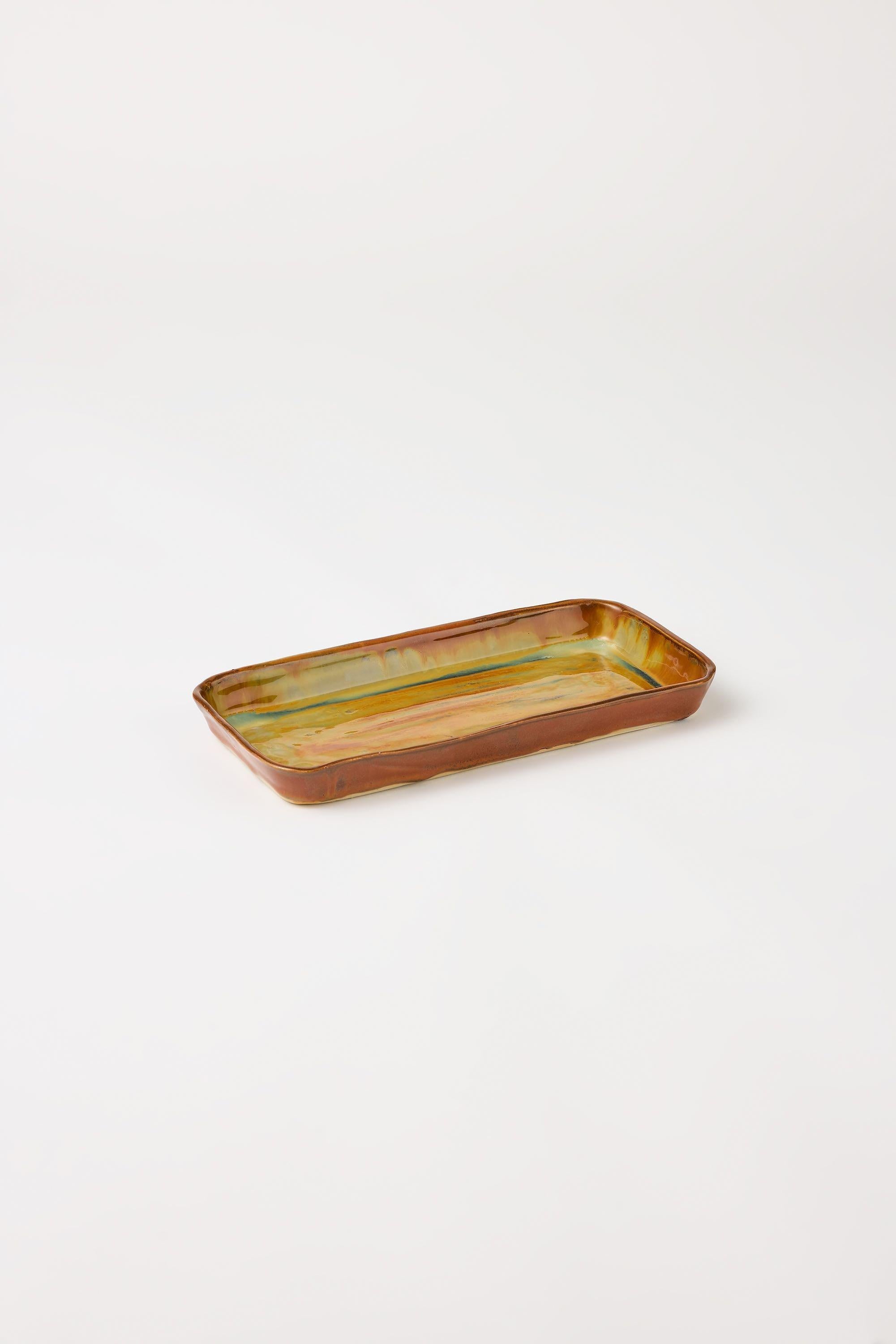 Kinuta Ceramics | Kinuta Ceramics - Brown Green Loaf Tray (37)
