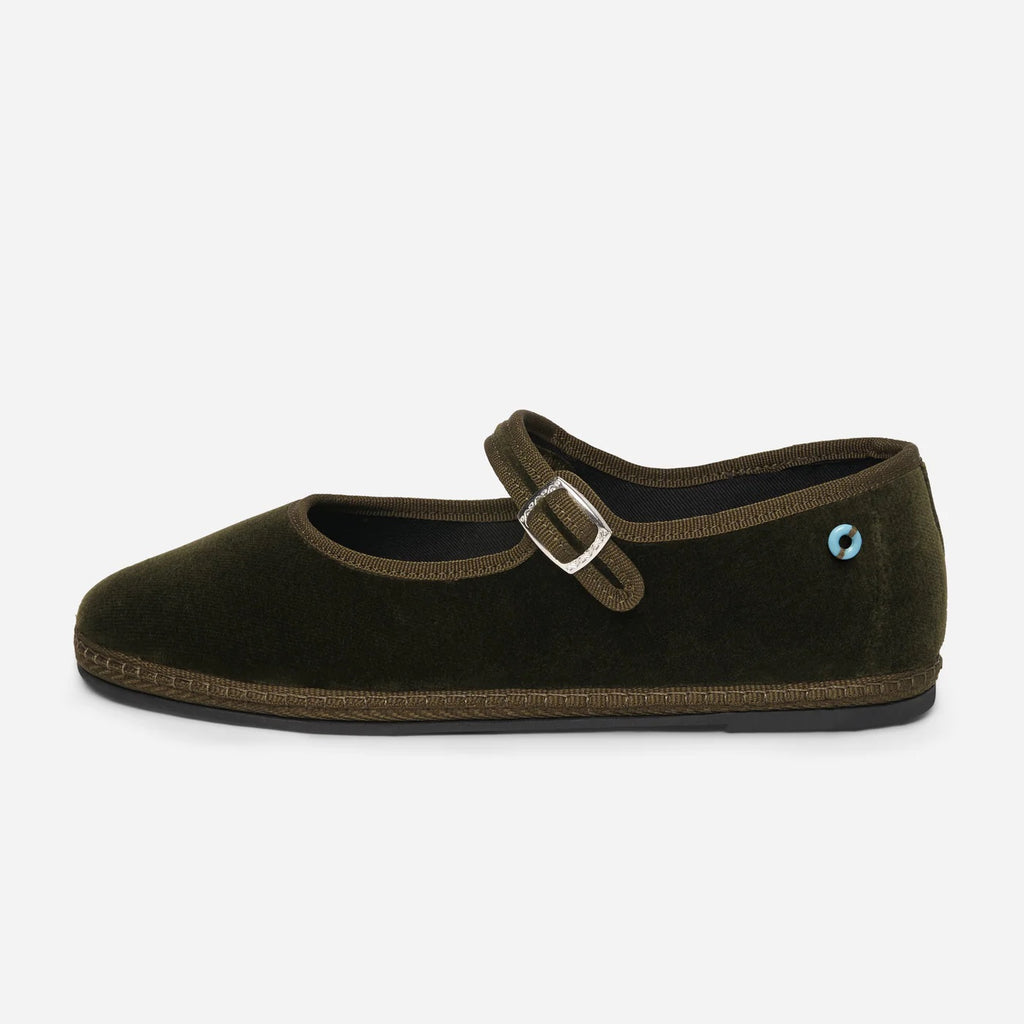 Piedàterre Venezia | Mary Jane - Verde Loden