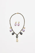 Samuel Kopp  | Samuel Kopp – Set Necklace and Earrings (Black-Swarovski)