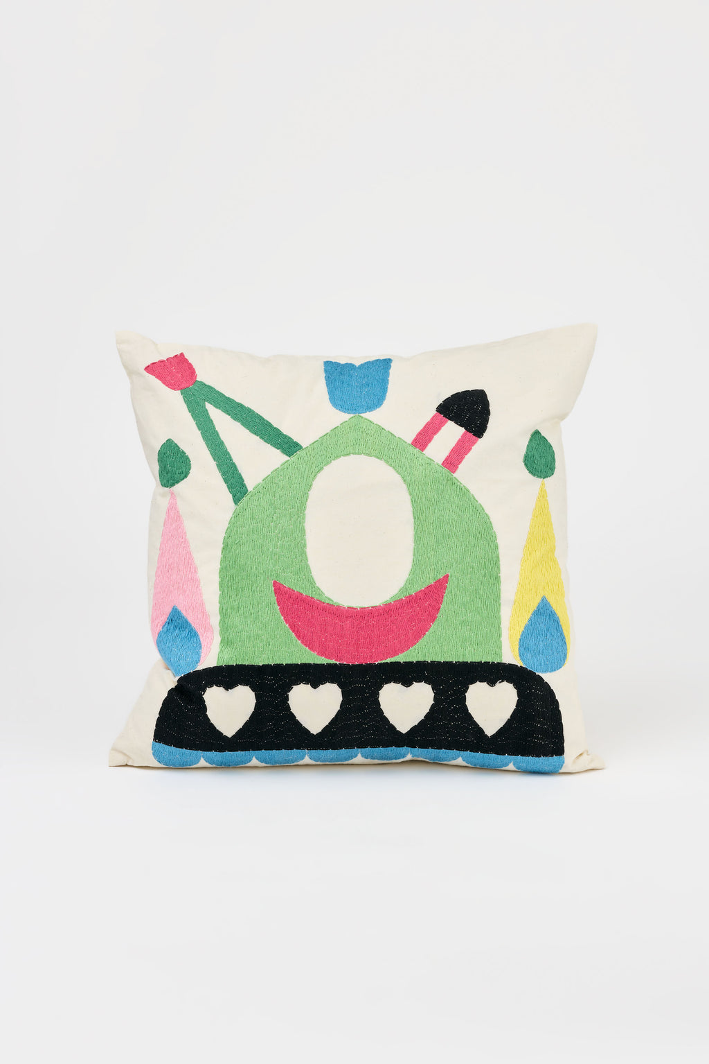 Sonnhild Kestler | Pillow Cotton embroidered 45x45cm (PE-X1)