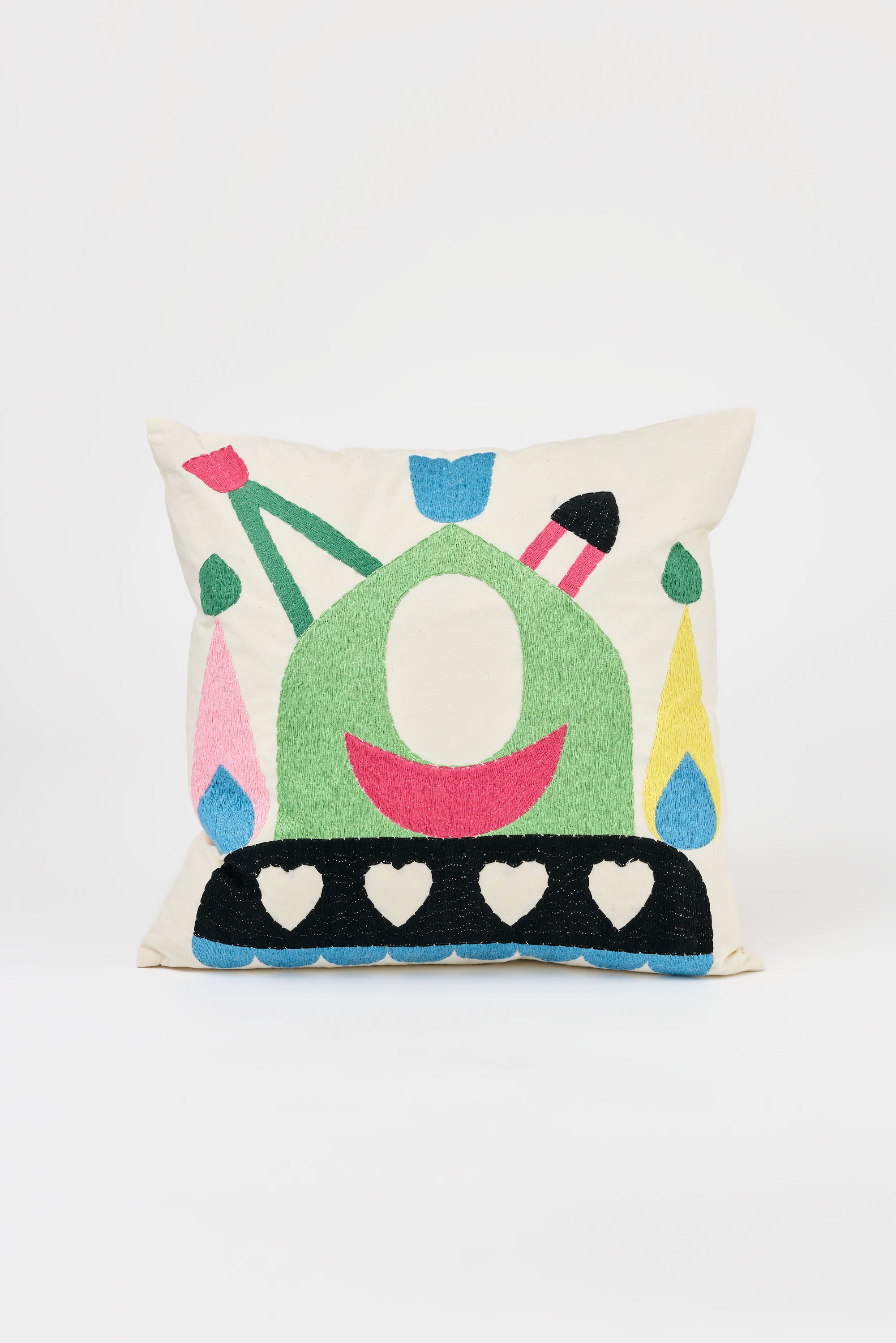 Sonnhild Kestler | Pillow Cotton embroidered 45x45cm (PE-X1)