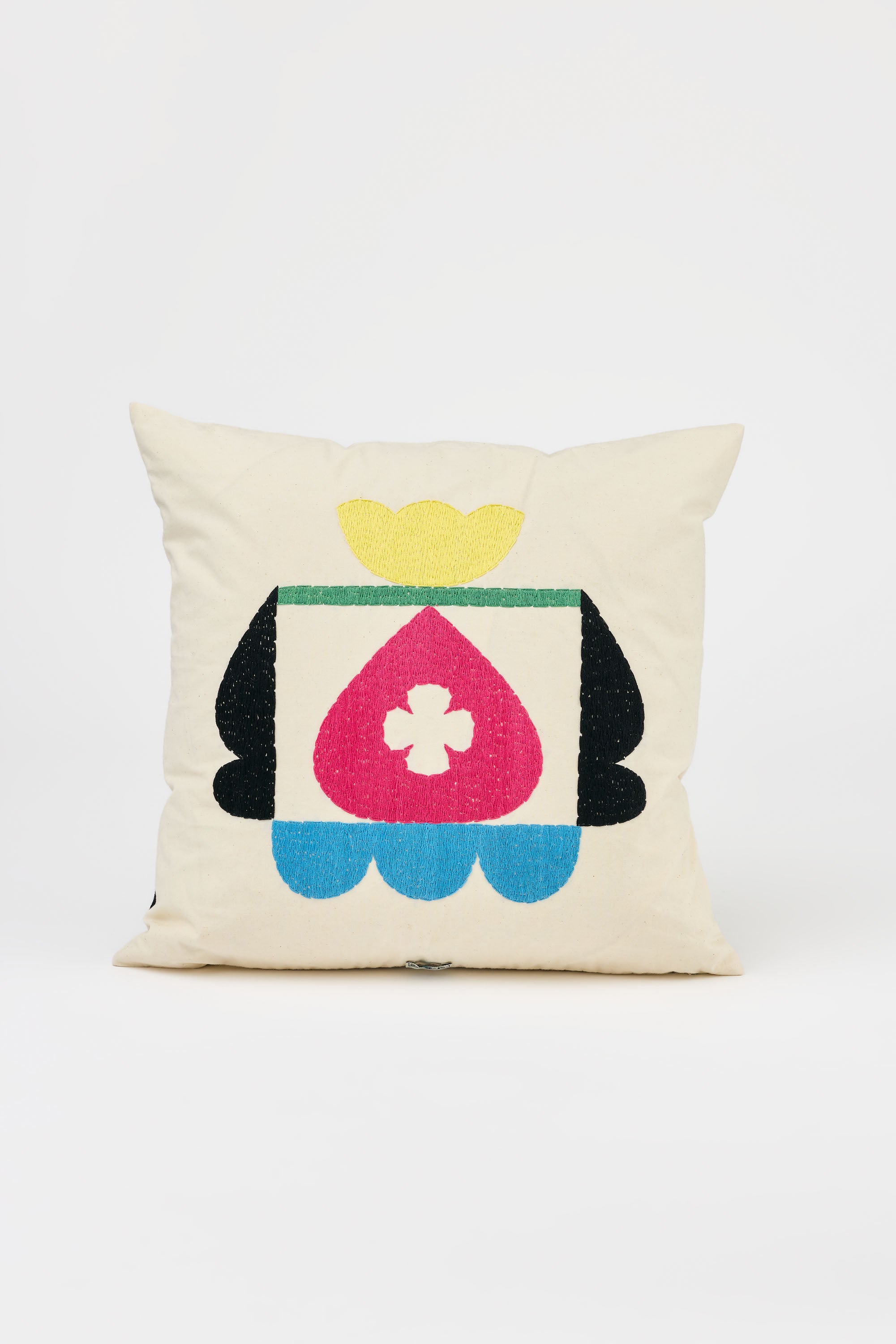 Sonnhild Kestler | Pillow Cotton embroidered 45x45cm (PE-X3)