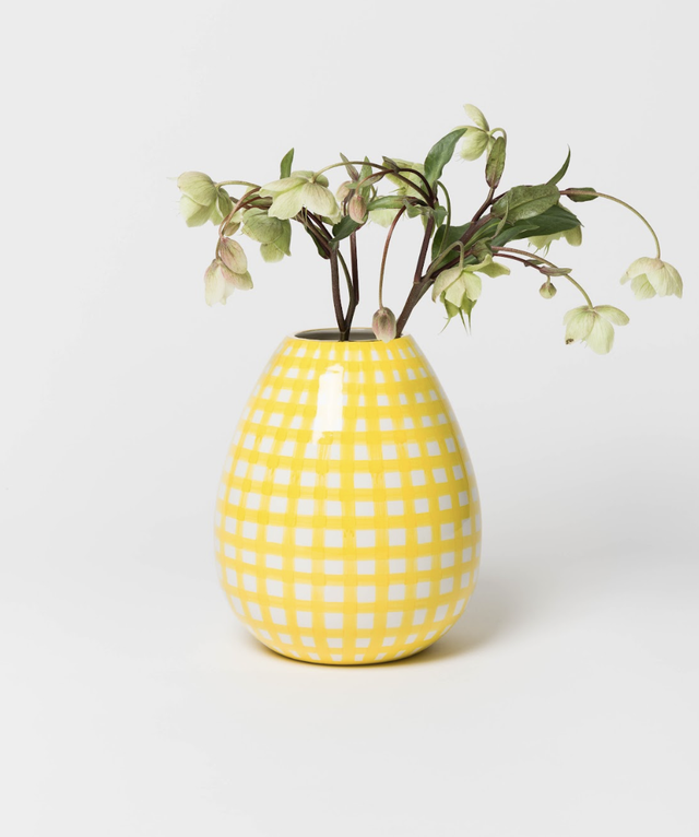 enSoie | Ovale Vase – Vichy Festive Spring