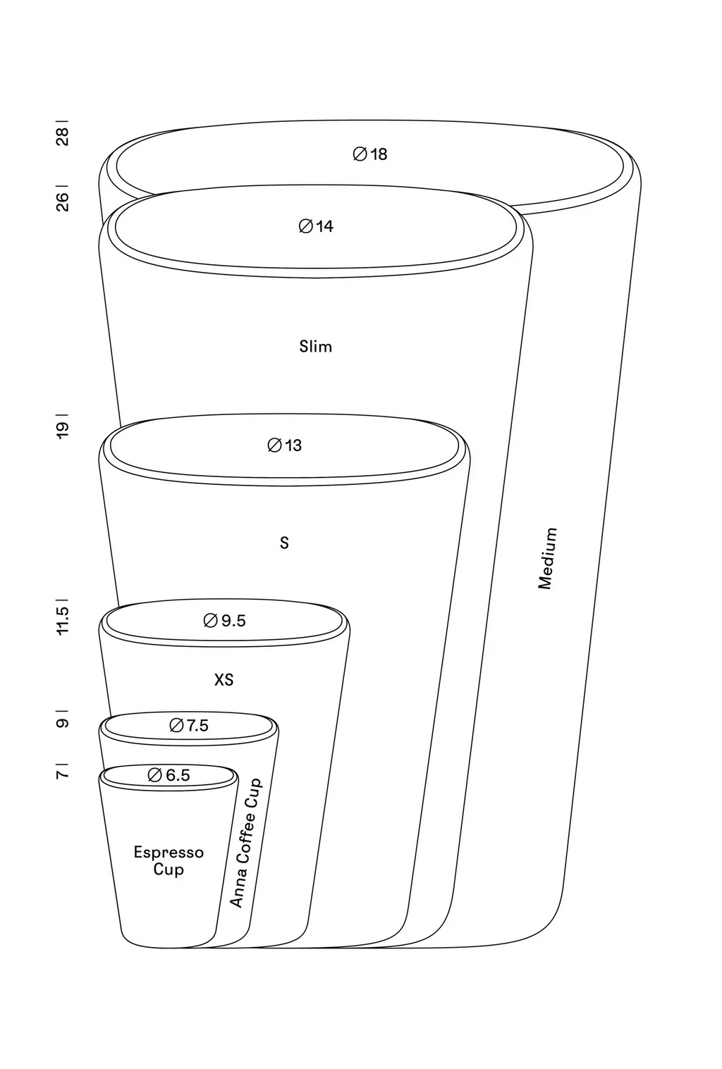 enSoie | Sourire Vase Slim S