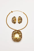 Vintage Costume Jewelry | Alice Caviness – Set Necklace and Earclips