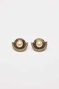 Vintage Costume Jewelry | De Liguoro – Demi Lune with Pearl