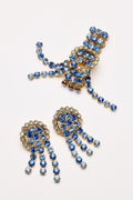 Vintage Costume Jewelry | De Liguoro – Demi Parure Rhinestones