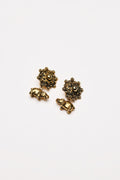 Vintage Costume Jewelry | Earclips Hippopotamus
