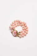 Vintage Costume Jewelry | Elsa Schiaparelli – Bracelet Pink Pearls