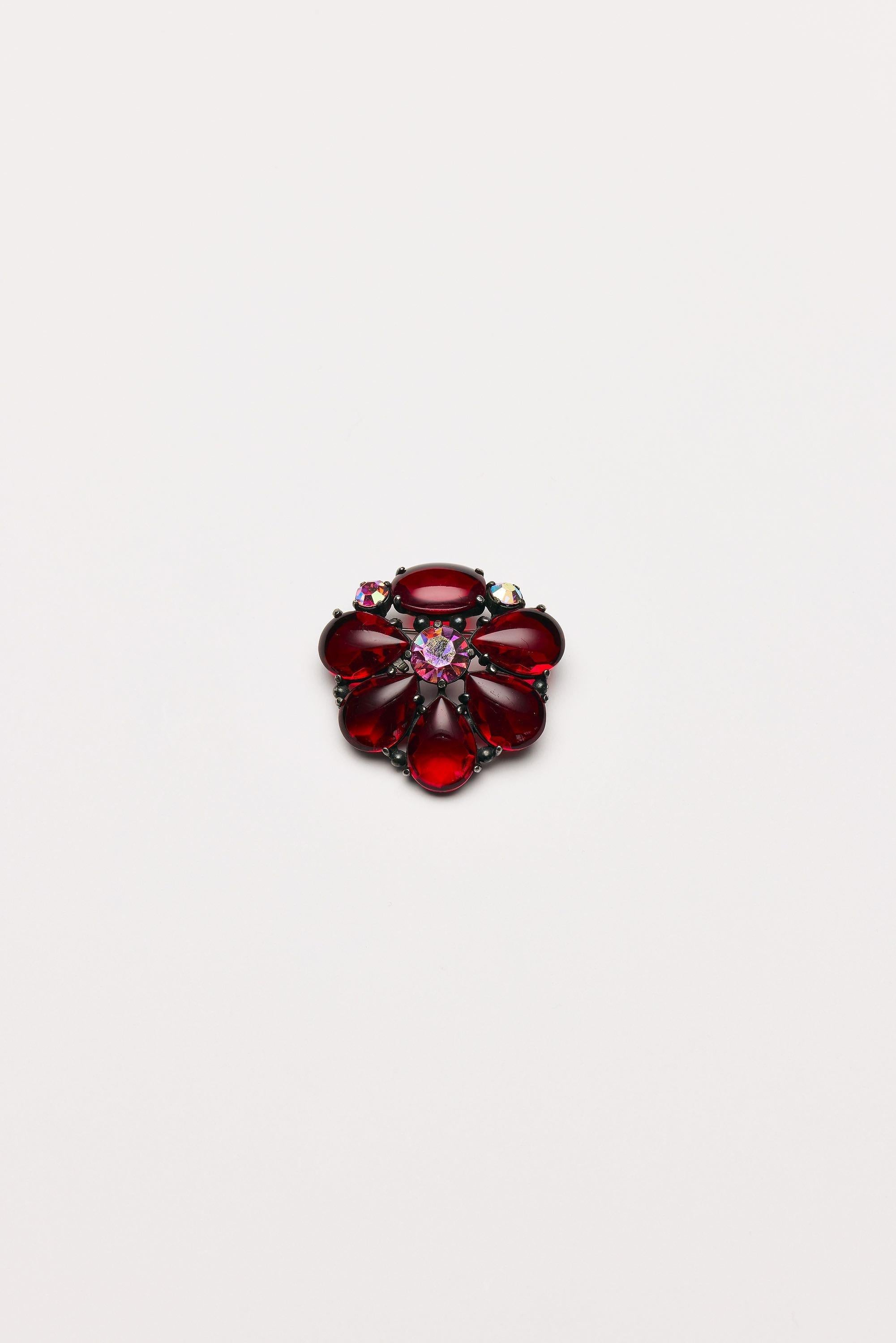 Vintage Costume Jewelry | Elsa Schiaparelli – Demi Parure Red
