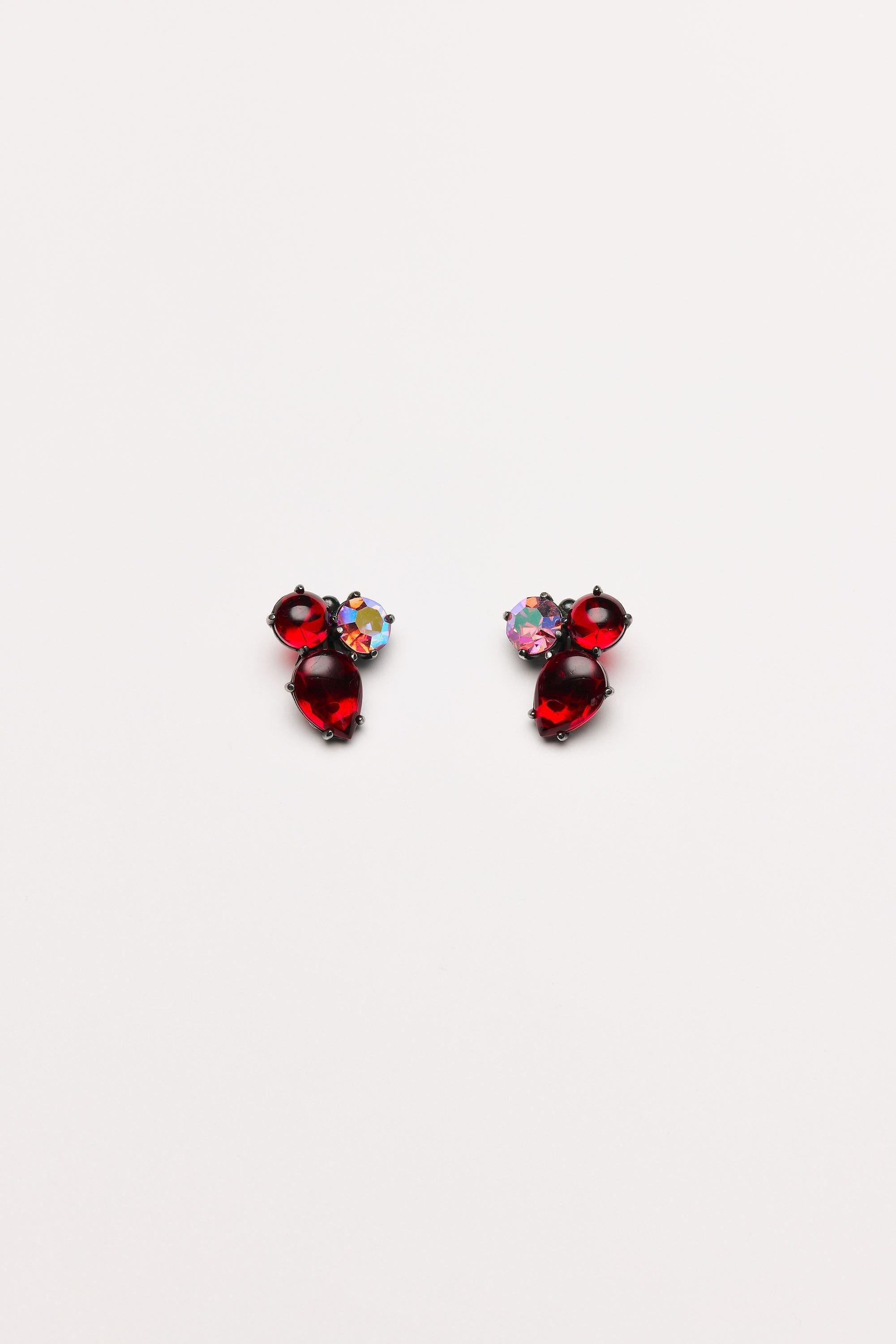 Vintage Costume Jewelry | Elsa Schiaparelli – Demi Parure Red