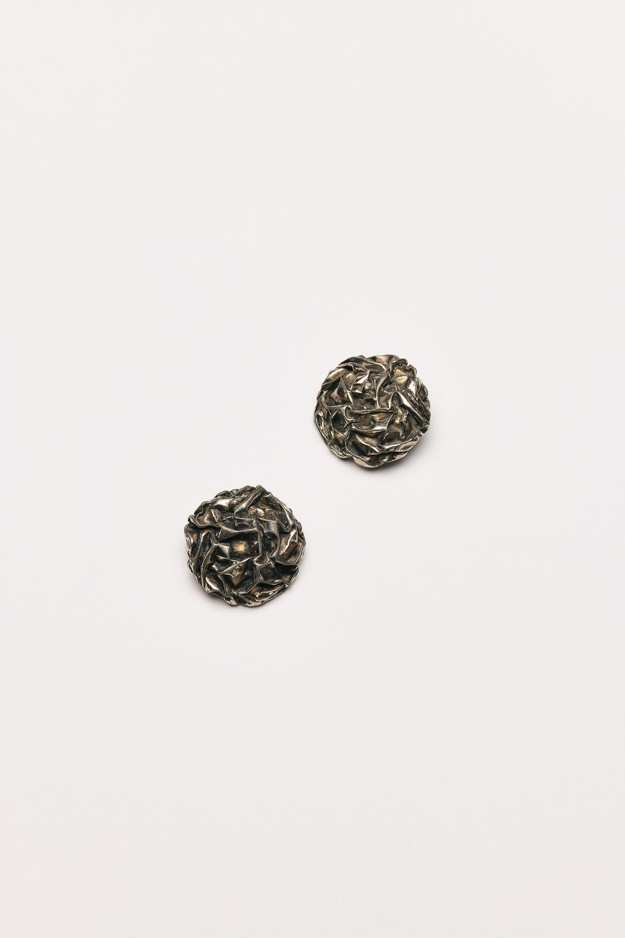 Vintage Costume Jewelry | Elsa Schiaparelli – Earclips Crashed Look