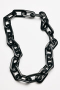 Vintage Costume Jewelry | Necklace Paperclip (Black)