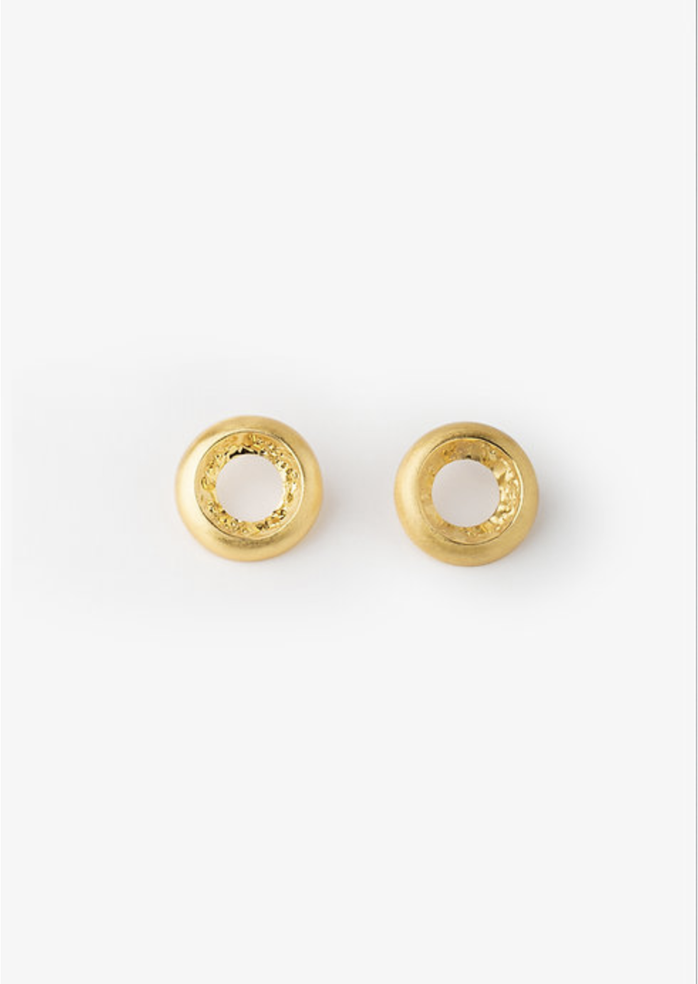 Yan Jiang Studio | Broken Edge - Donut Earrings