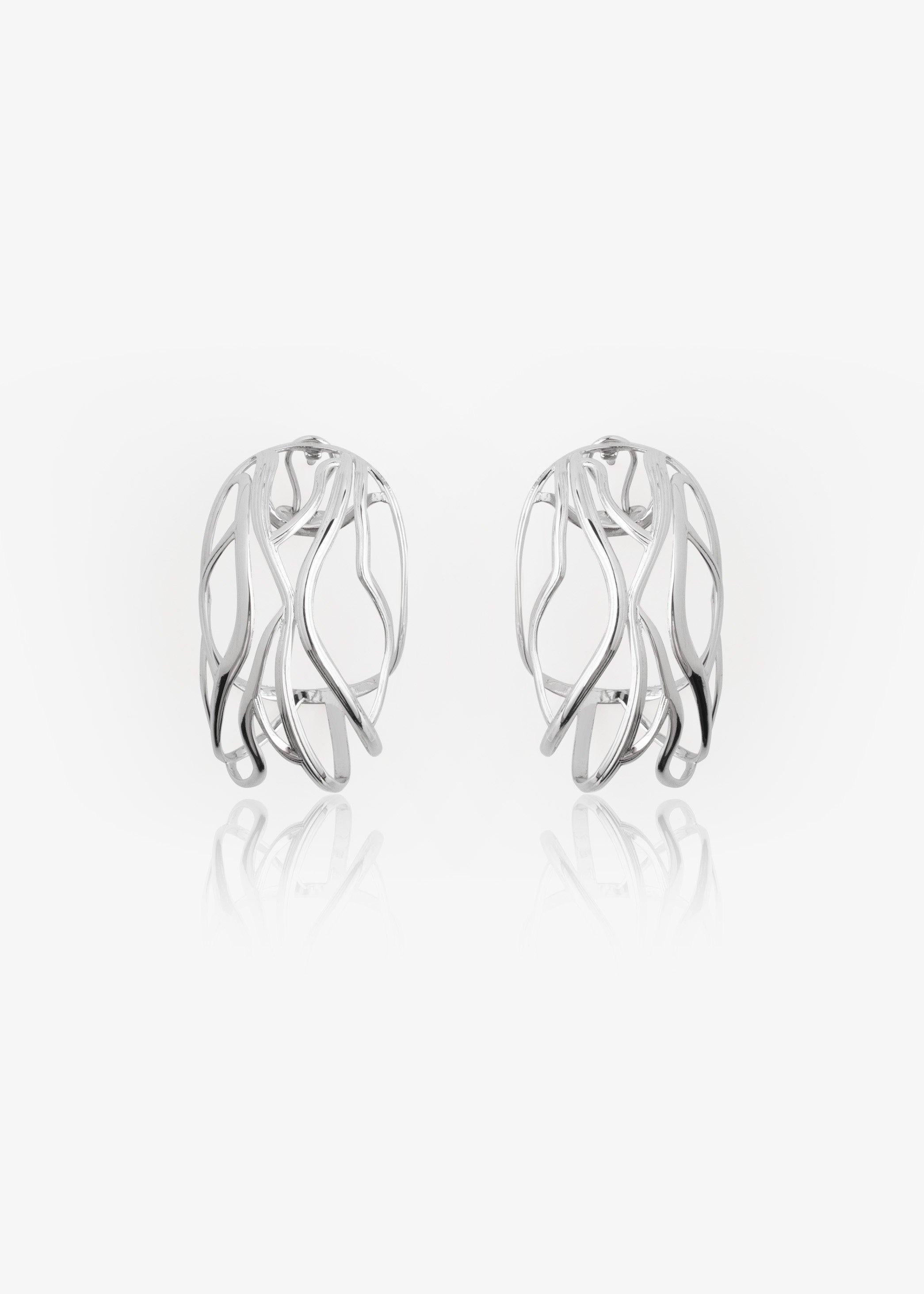 Yan Jiang Studio | Broken Fabric - Nest Earrings