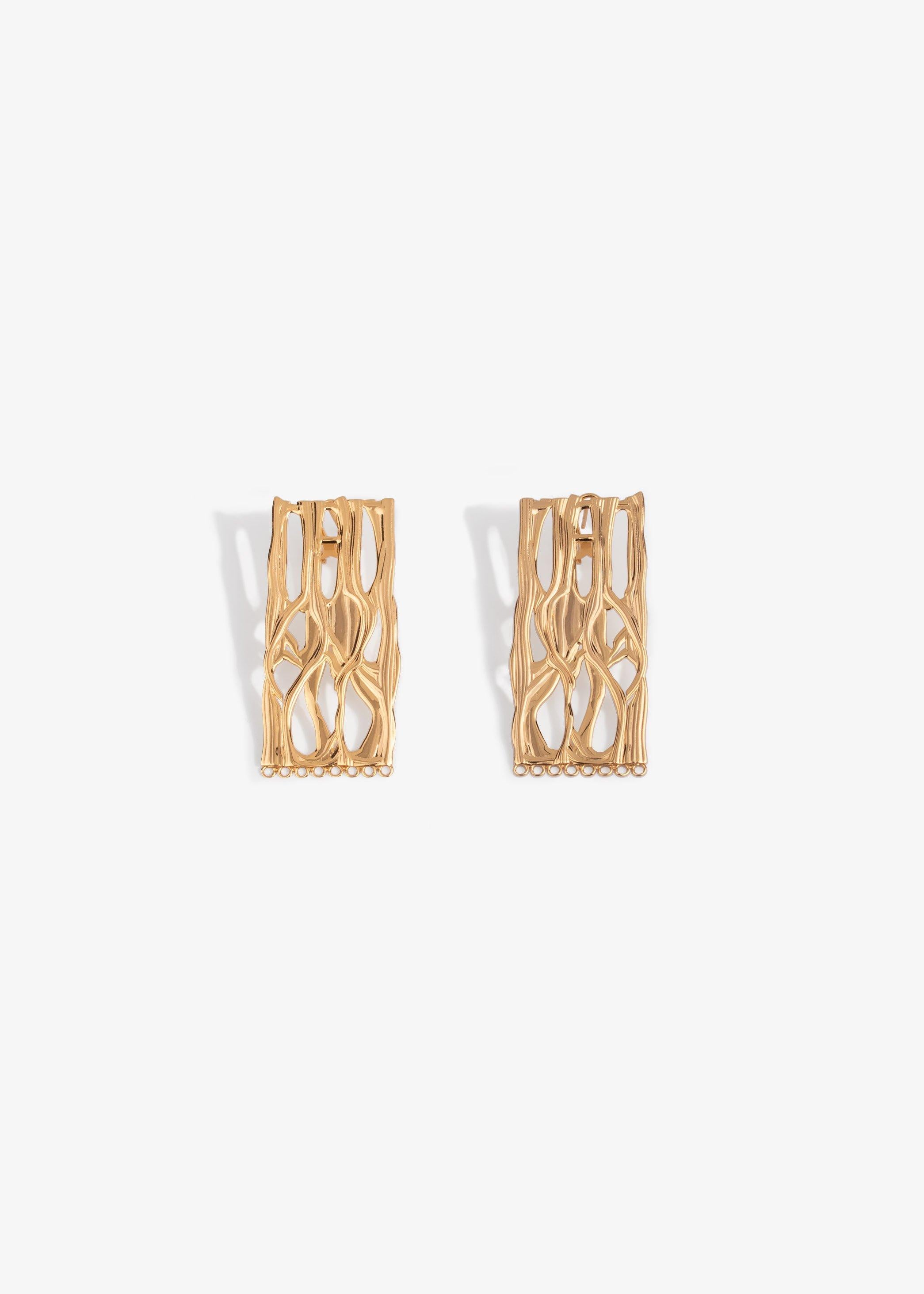 Yan Jiang Studio | Broken Fabric - Weaving Earrings