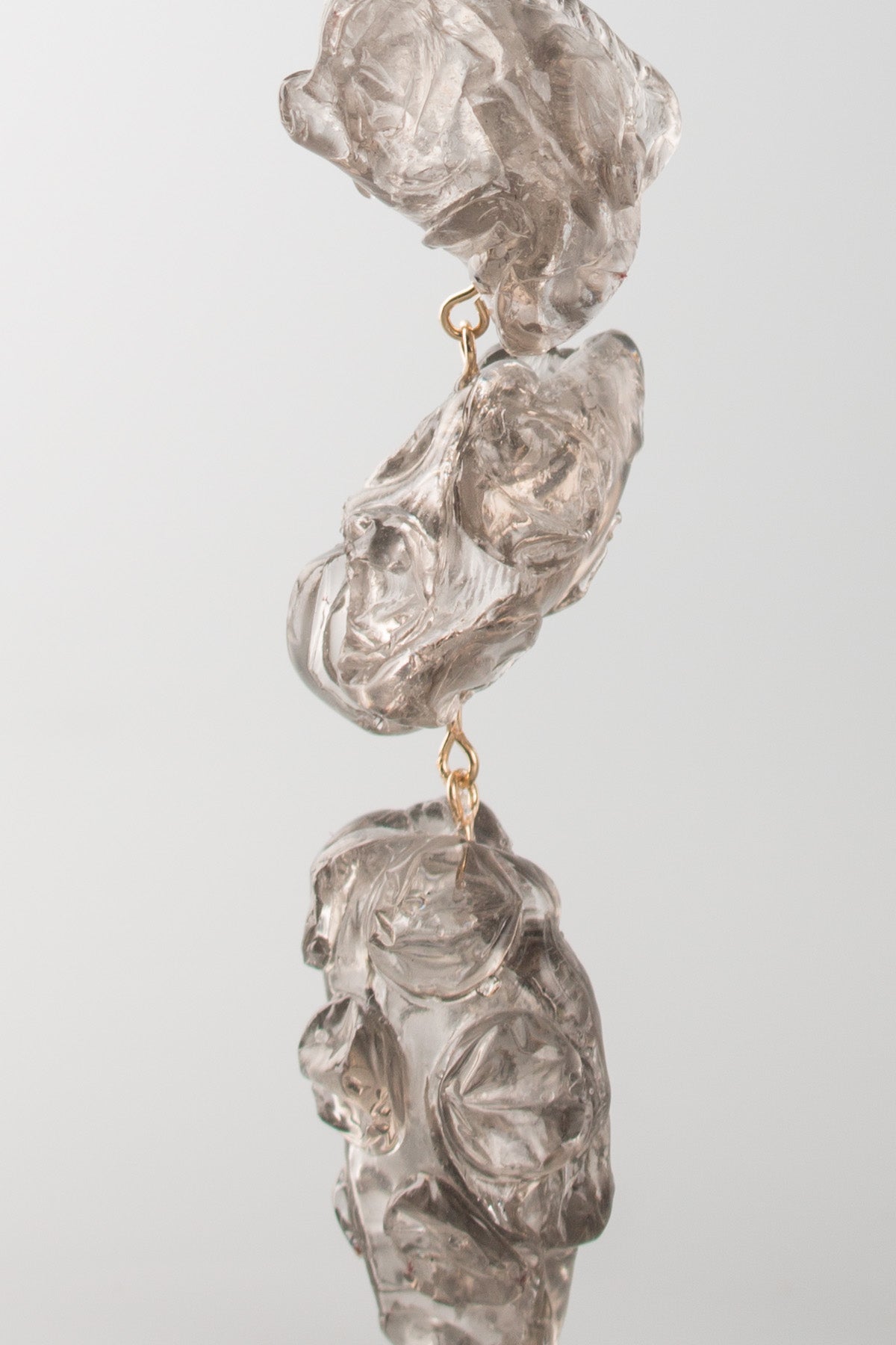 Yan Jiang Studio | Bubble Wrap  Drops Earrings (Silver)