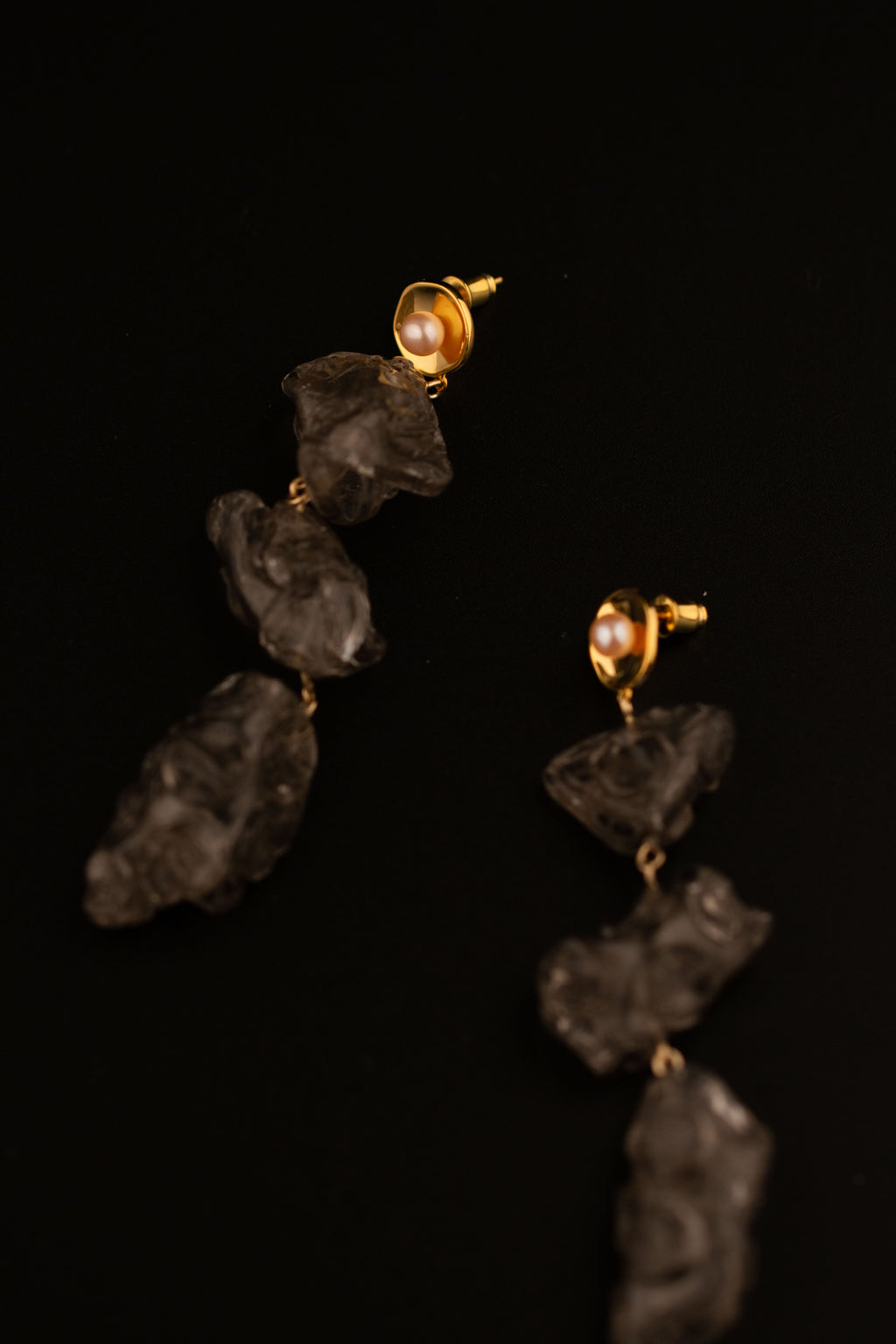 Yan Jiang Studio | Bubble Wrap  Drops Earrings (Silver)