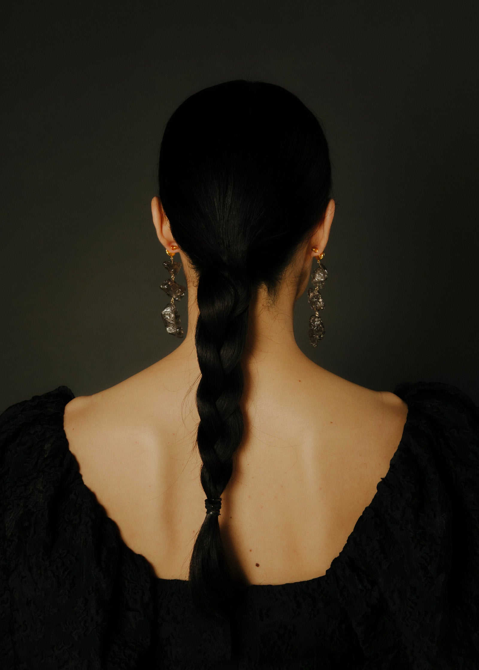 Yan Jiang Studio | Bubble Wrap  Drops Earrings (Silver)