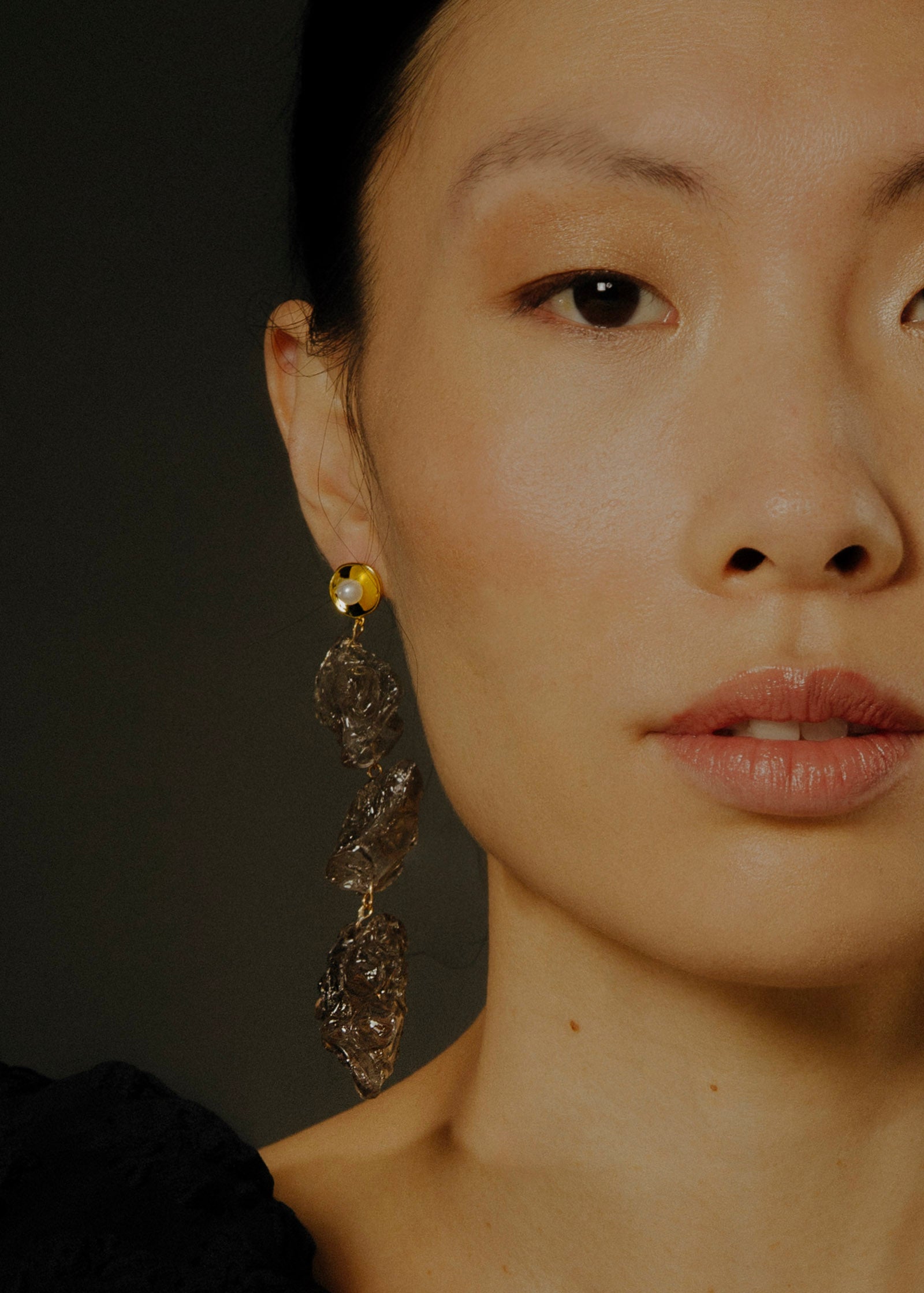 Yan Jiang Studio | Bubble Wrap  Drops Earrings (Silver)