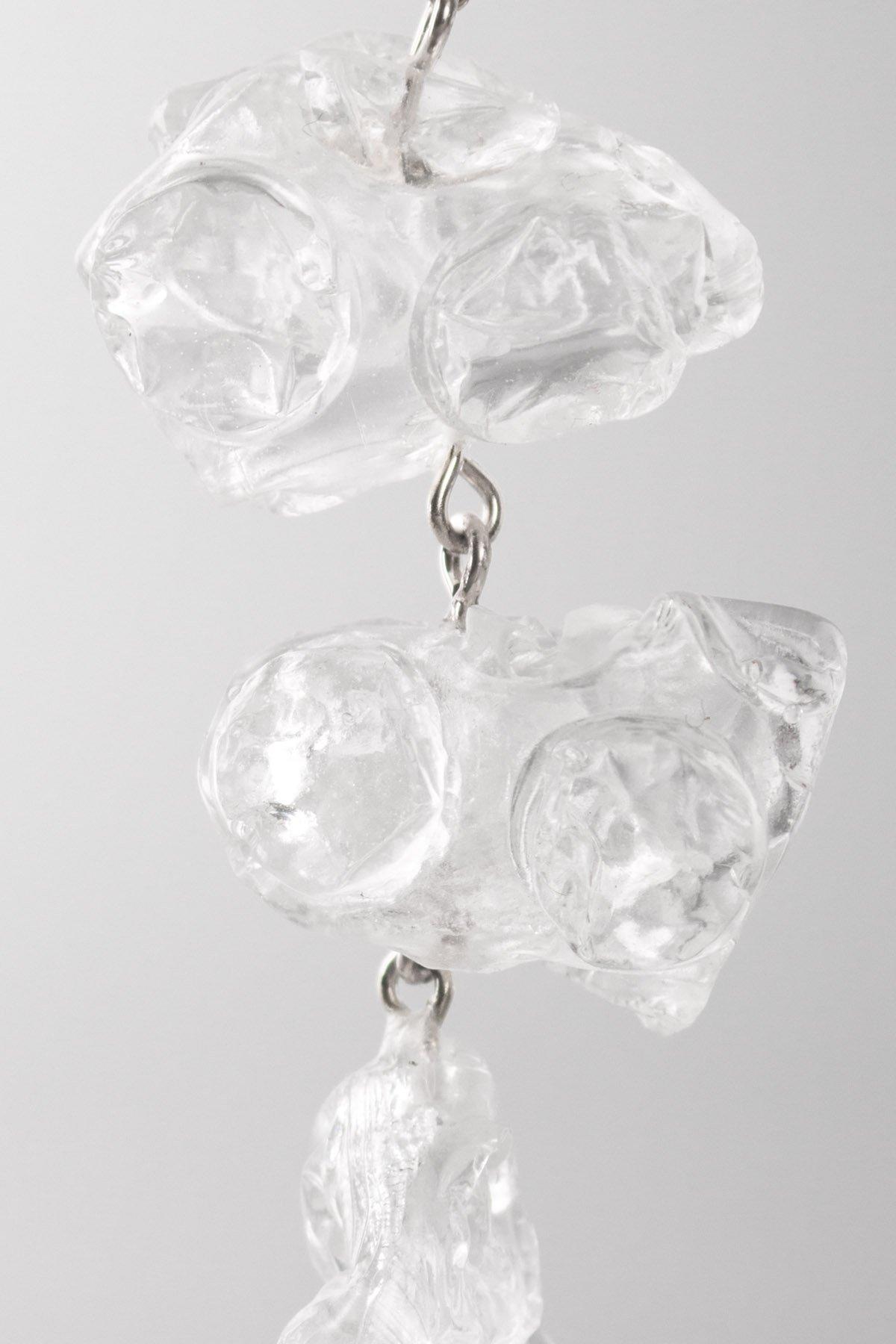 Yan Jiang Studio | Bubble Wrap  Drops Earrings (Silver)